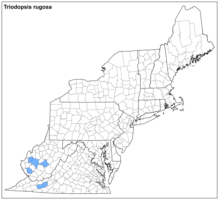Triodopsis rugosa Range Map
